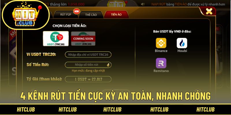 Bật mí các kênh rút tiền siêu tốc, tiện lợi