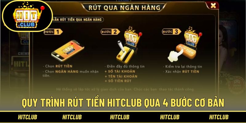 Chia sẻ các bước rút tiền Hitclub chuẩn xác