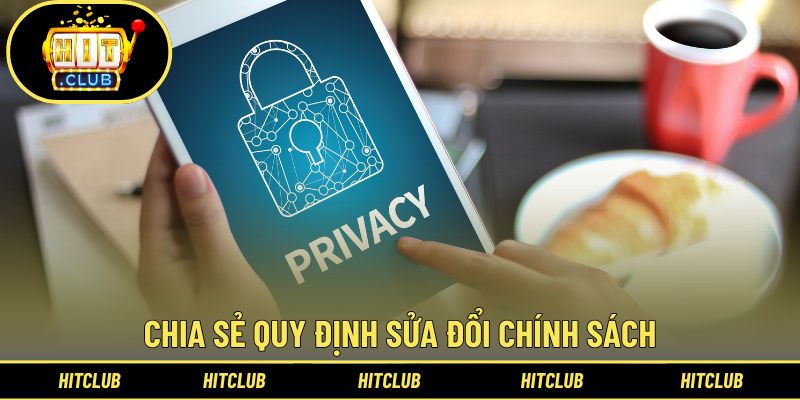 Điều khoản khi cập nhật chính sách